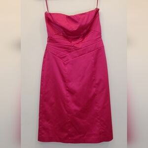 The Limited fuchsia strapless dress size 4